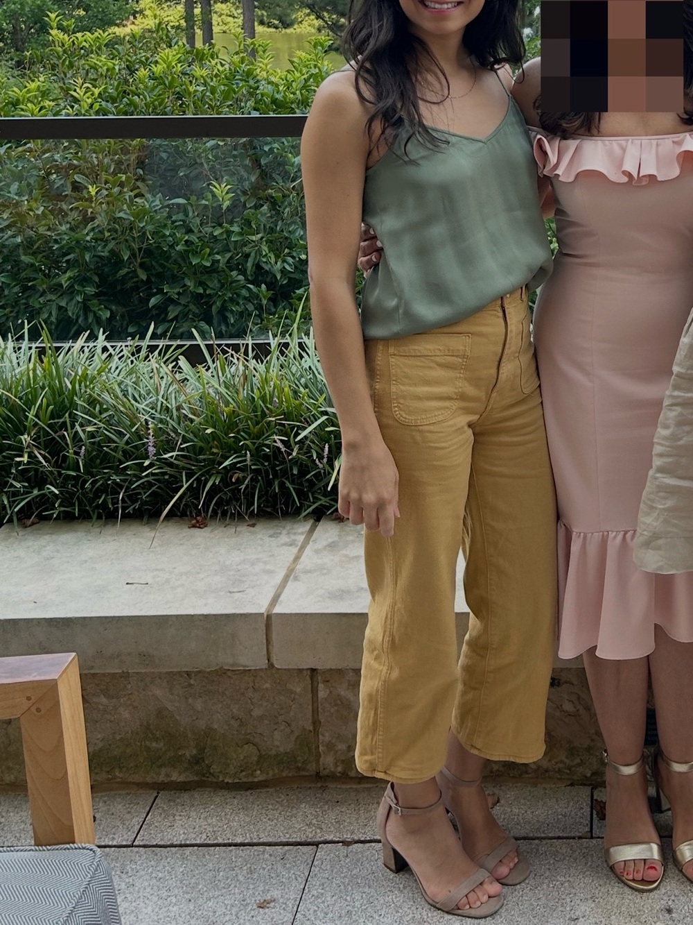 Madewell Gold Ankle Cropped Pants